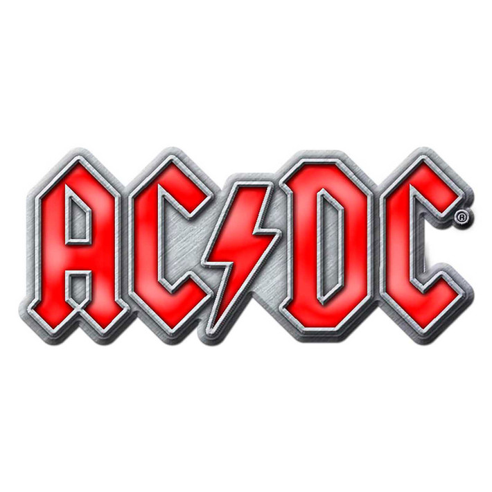 AC/DC 'Red Logo' Pin Badge