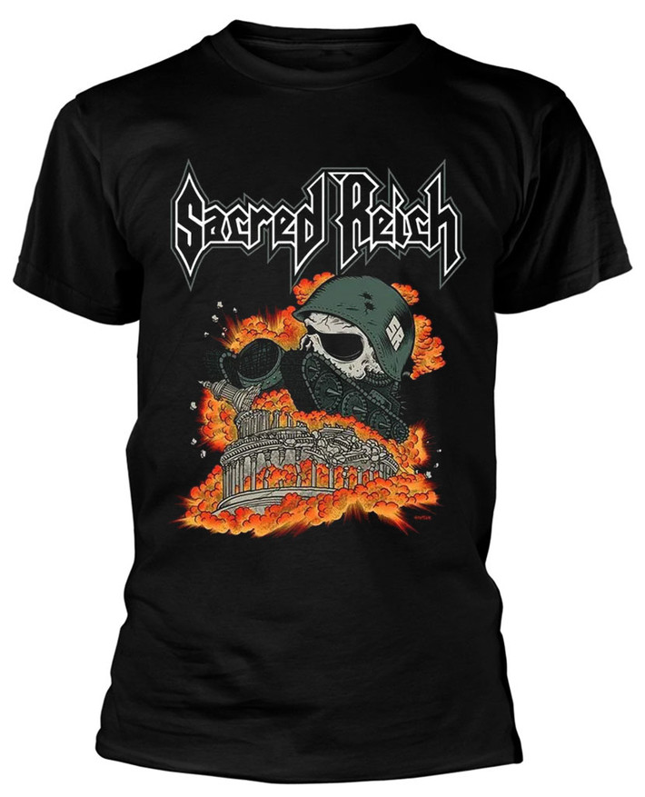Sacred Reich 'Killing Machine' (Black) T-Shirt Front