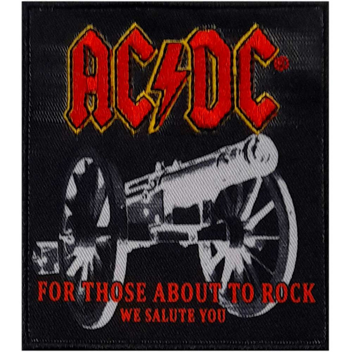 AC/DC 'Canon Woven Logo' Patch