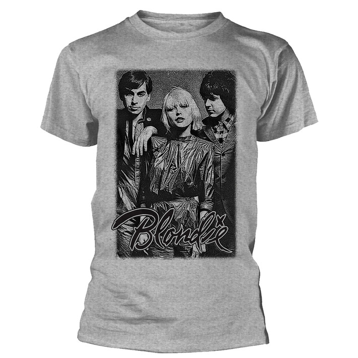 Blondie 'Band Promo' (Grey) T-Shirt