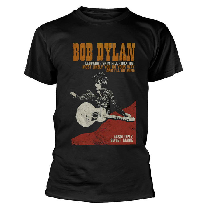 Bob Dylan 'Sweet Marie' (Black) T-Shirt