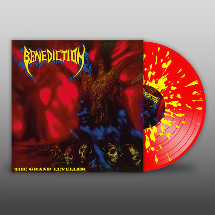 Benediction 'The Grand Leveller' LP Red Yellow Splatter Vinyl