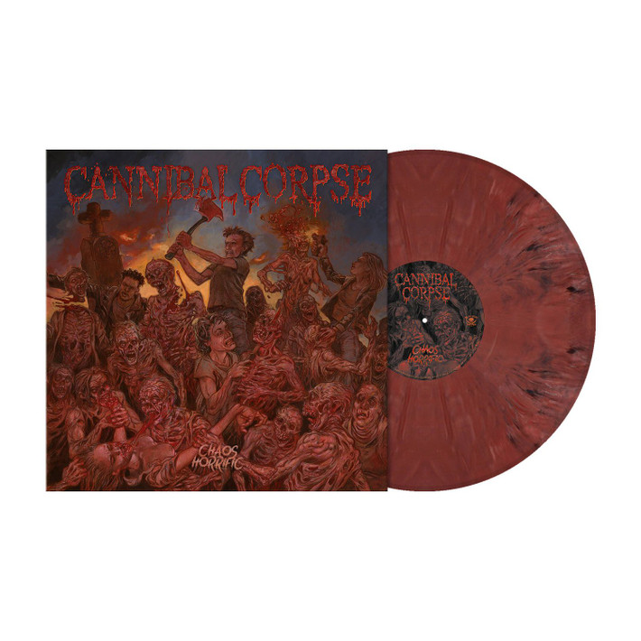 Cannibal Corpse 'Chaos Horrific' LP Burned Flesh Marbled Vinyl