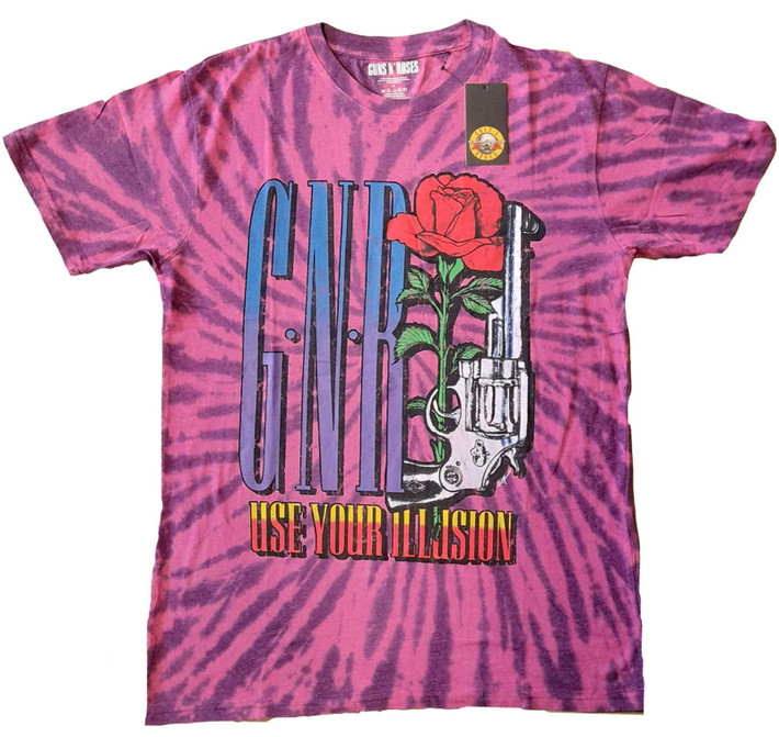 Guns N' Roses 'UYI Pistol' (Dip-Dye) Kids T-Shirt