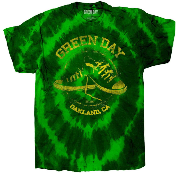 Green Day 'All Stars' (Dip-Dye) T-Shirt