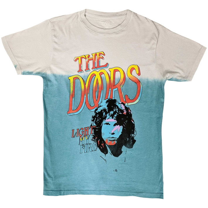 The Doors 'Light My Fire Stacked' (Dye Wash) T-Shirt