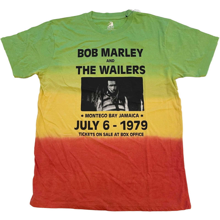 Bob Marley 'Montego Bay' (Dye Wash) T-Shirt