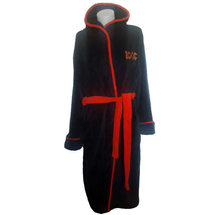 AC/DC 'Logo' (Black) Bathrobe