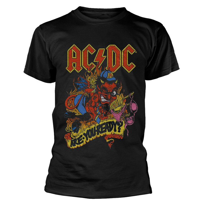 AC/DC 'Are You Ready?' (Black) T-Shirt