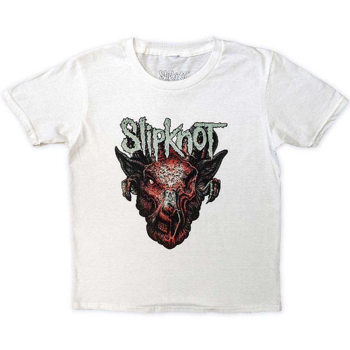 Slipknot 'Infected Goat' (White) Kids T-Shirt