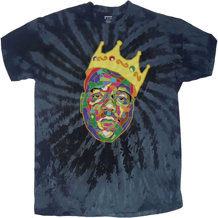 Notorious B.I.G 'Crown' (Dip-Dye) T-Shirt