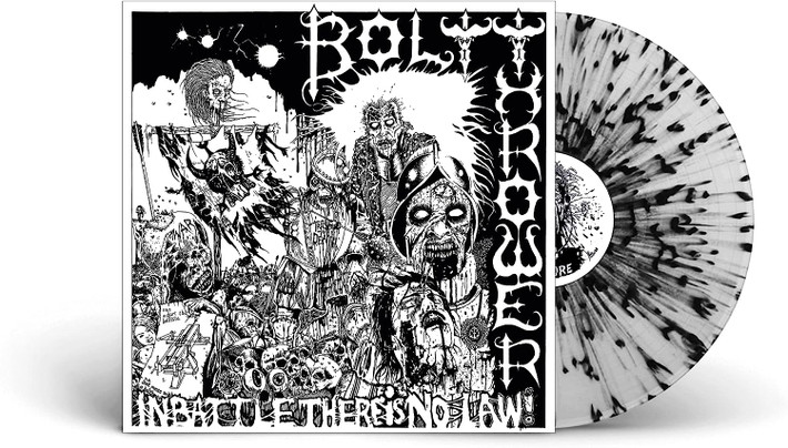 Bolt Thrower 'In Battle There Is No Law' LP Clear Grey Black Splatter Vinyl