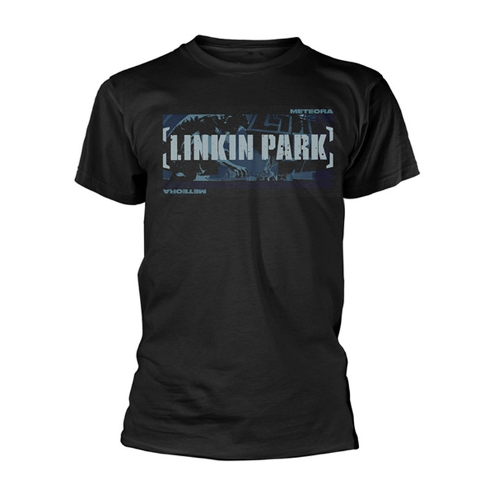 Linkin Park 'Meteora Blue Spray' (Black) T-Shirt