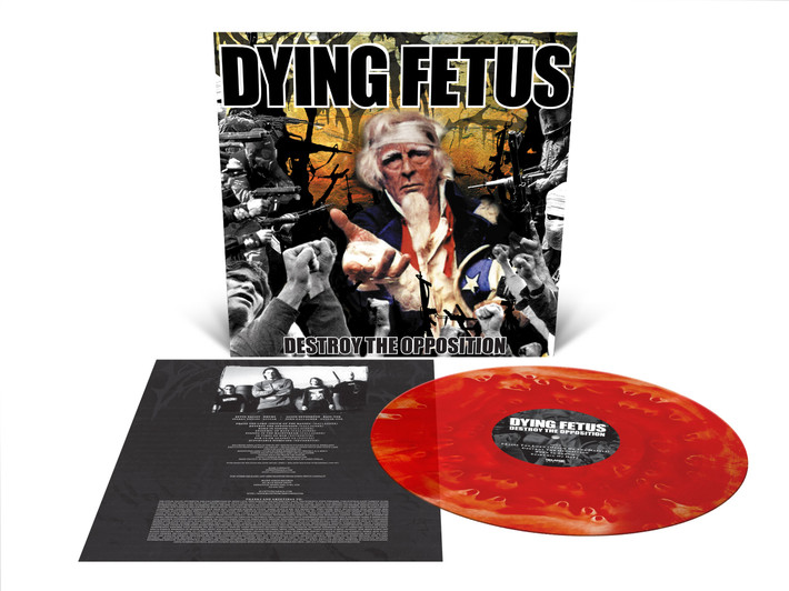 Dying Fetus 'Destroy The Opposition' LP 'Pool Of Blood' Vinyl