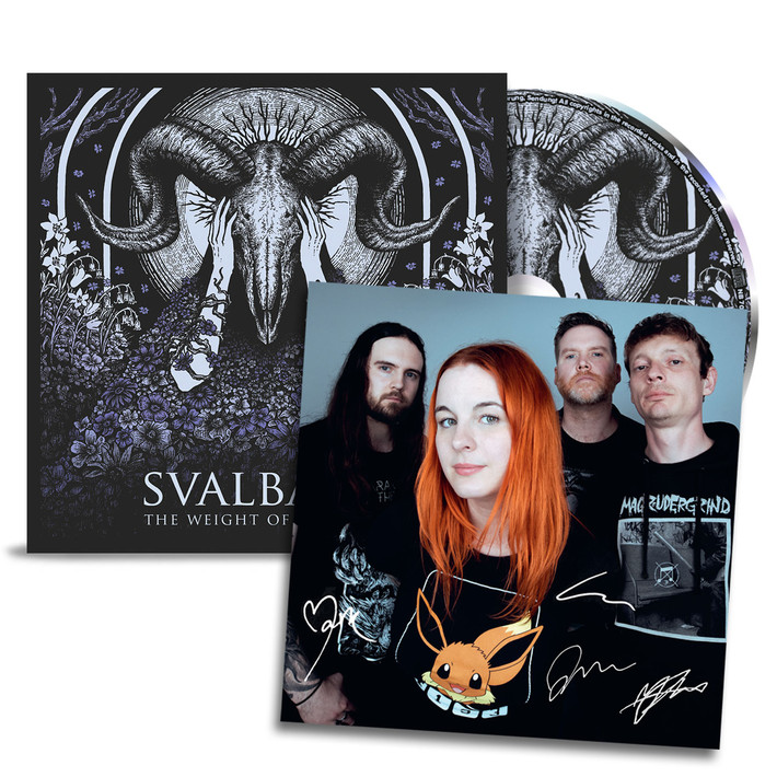 Svalbard 'The Weight Of The Mask' CD Jewel Case w/EYESORE EXCLUSIVE SIGNED INSERT