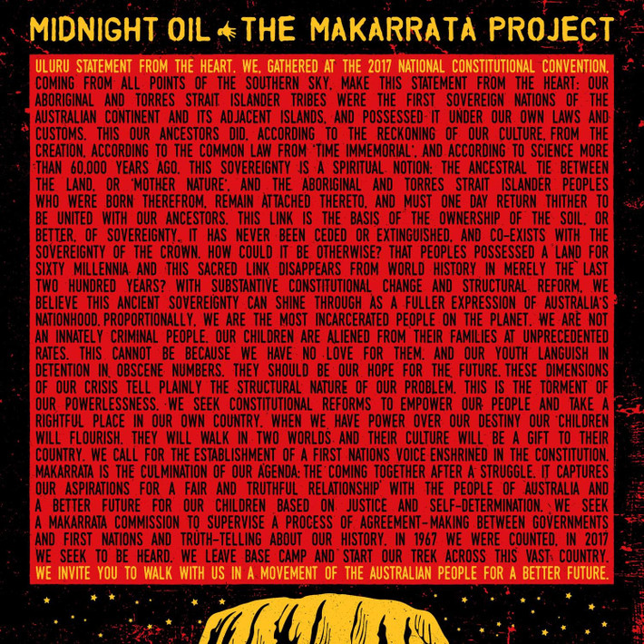 Midnight Oil 'The Makarrata Project' LP Black Vinyl