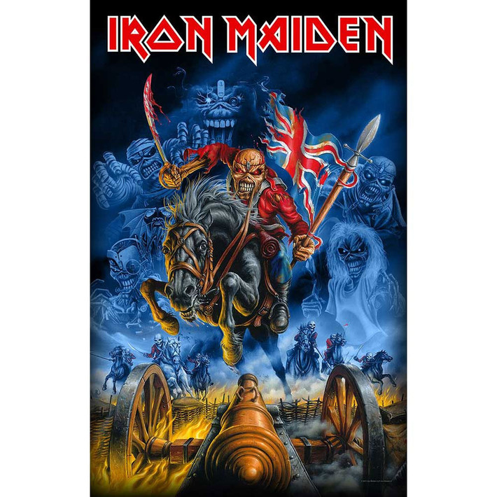 Iron Maiden 'England' Textile Poster