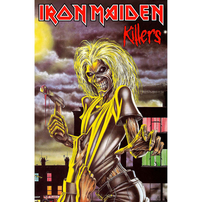 Iron Maiden 'Killers' Textile Poster