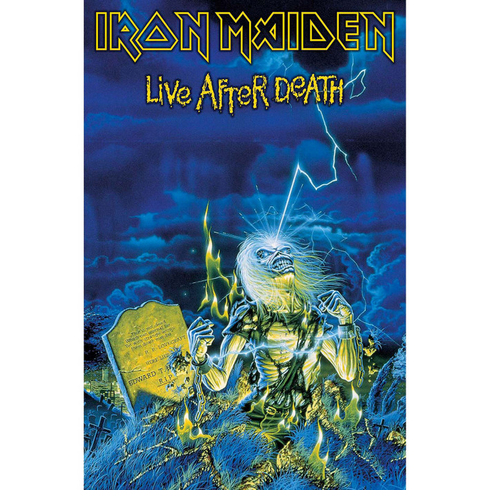 Iron Maiden 'Live After Death' Textile Poster