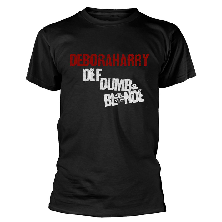 Debbie Harry 'Def, Dumb & Blonde' (Black) T-Shirt
