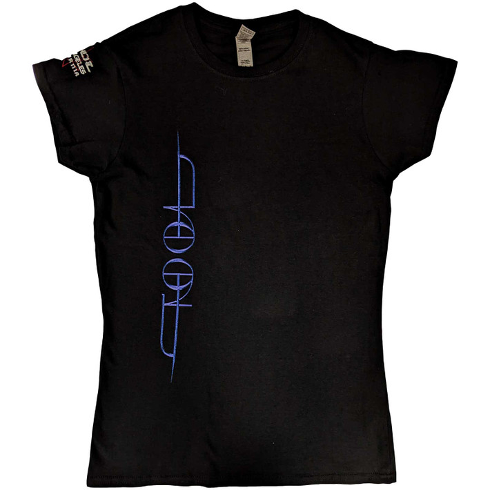 Tool 'All-Seeing Tour 2022' (Black) Womens Fitted T-Shirt