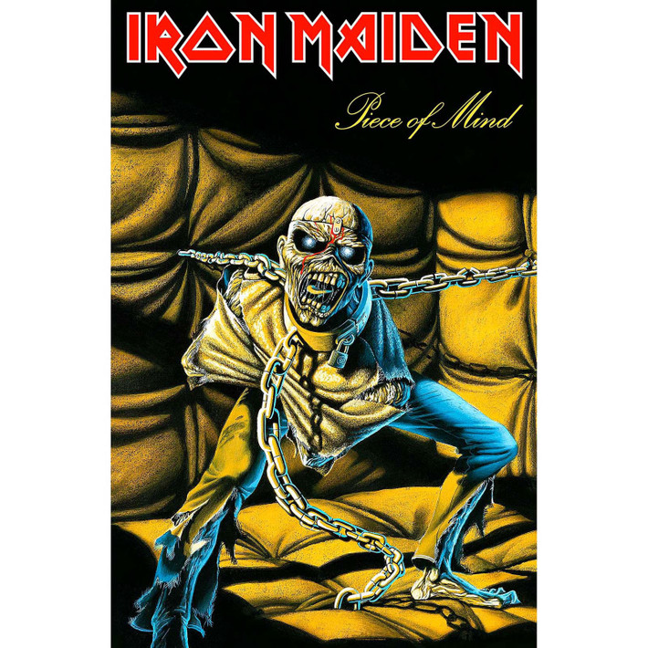 Iron Maiden 'Piece Of Mind' Textile Poster | Eyesore Merch