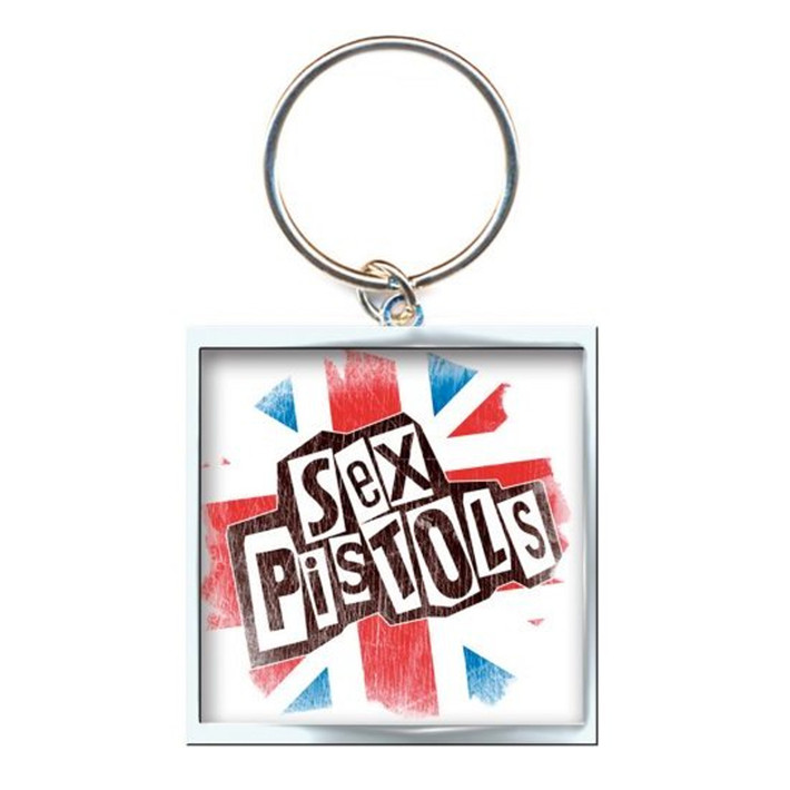 Sex Pistols 'Union Jack' (Photo Print) Keyring