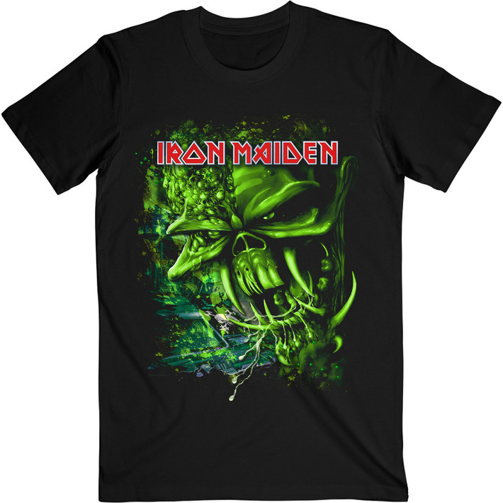 Iron Maiden 'Final Frontier Green' (Black) T-Shirt