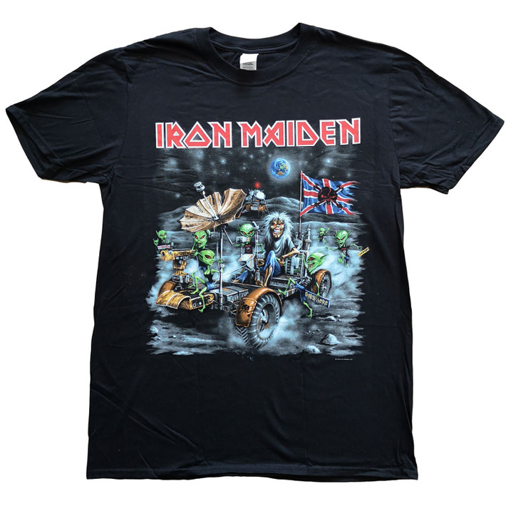 Iron Maiden 'Knebworth Moon Buggy' (Black) T-Shirt