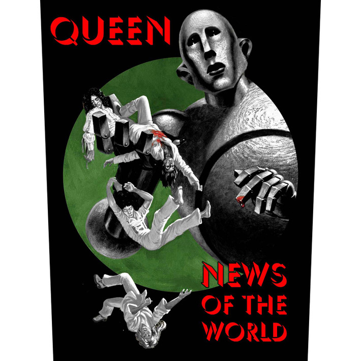 Queen 'News of the World' (Black) Back Patch