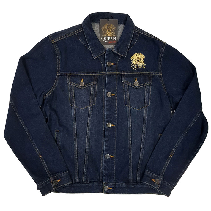 Queen 'Classic Crest' (Blue) Denim Jacket