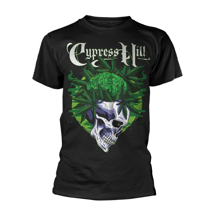 Cypress Hill 'Insane In The Brain' (Black) T-Shirt Front