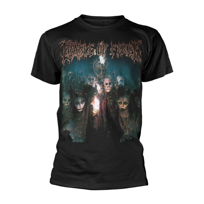 Cradle Of Filth 'Trouble And Their Double Lives' (Black) T-Shirt Front
