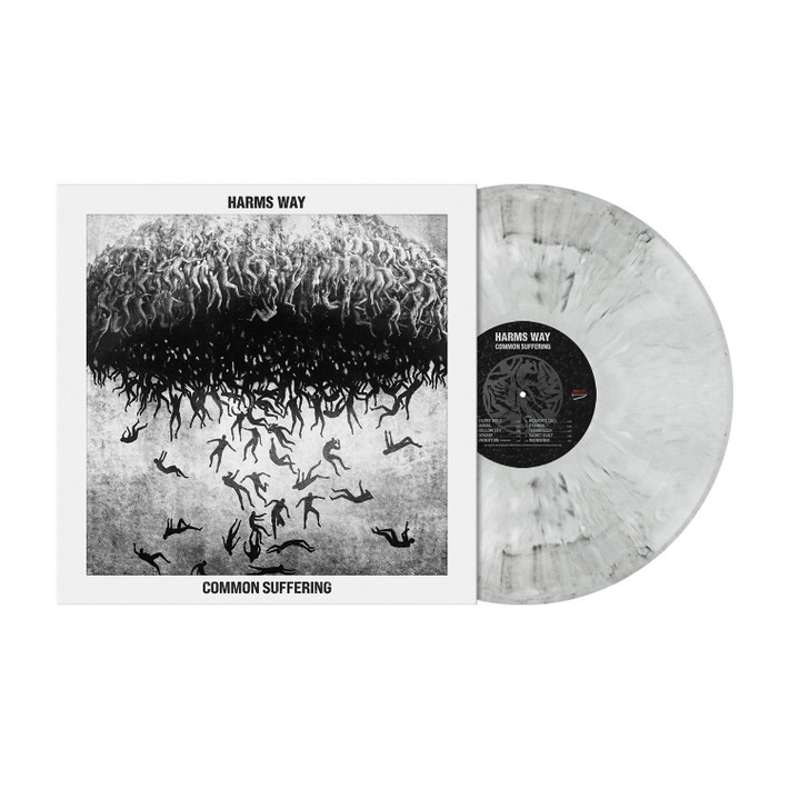 Harm's Way 'Common Suffering' LP White Black Marbled Vinyl