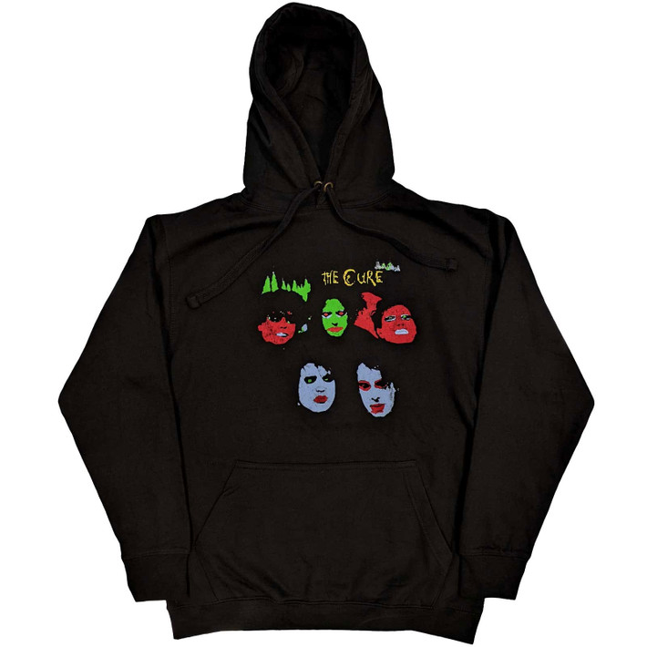 The Cure 'In Between Days' (Black) Pull Over Hoodie Front