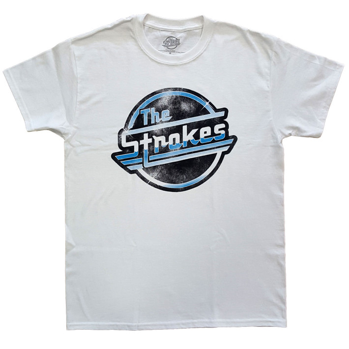 The Strokes 'Distressed OG Magna' (White) T-Shirt