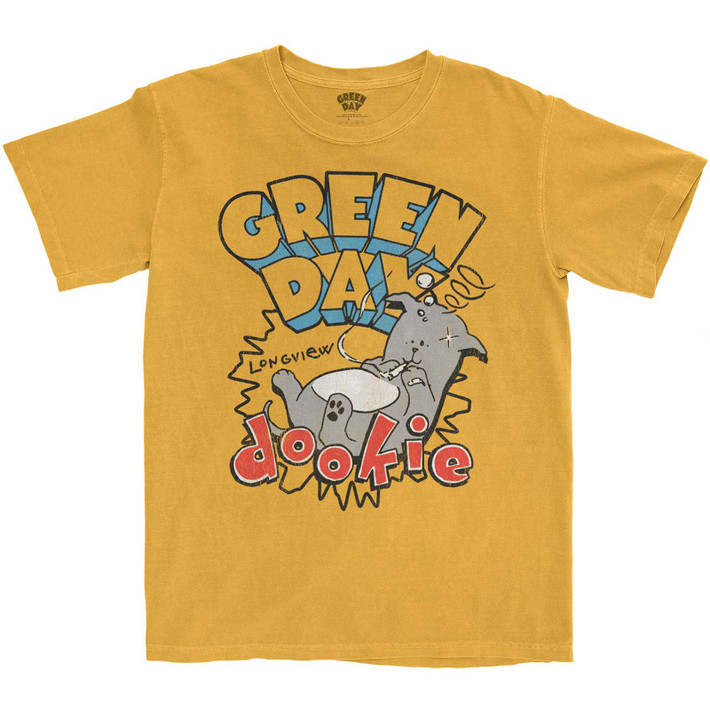 Green Day 'Dookie Longview' (Orange) T-Shirt | Eyesore Merch