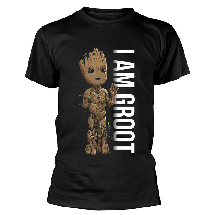 Guardians Of The Galaxy 'I Am Groot' (Black) T-Shirt