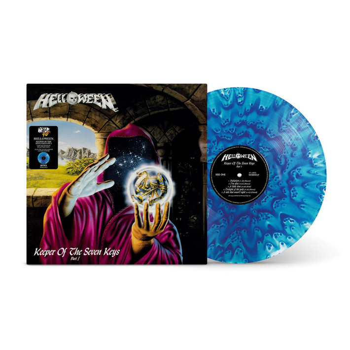 Helloween 'Keeper Of The Seven Keys, Pt.1' LP Blue Splatter Vinyl