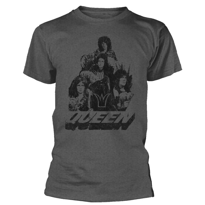 Queen '70s Photo' (Grey) T-Shirt