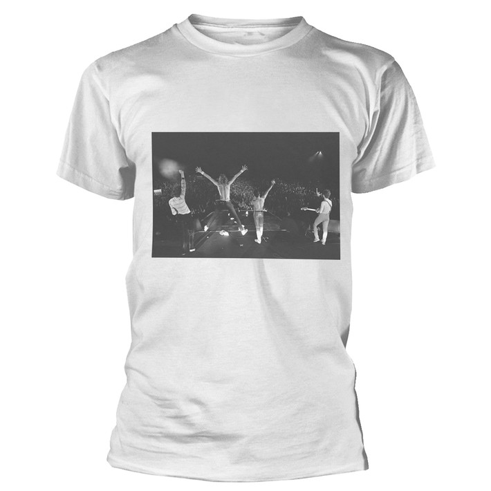 Queen 'Crowd Shot' (White) T-Shirt