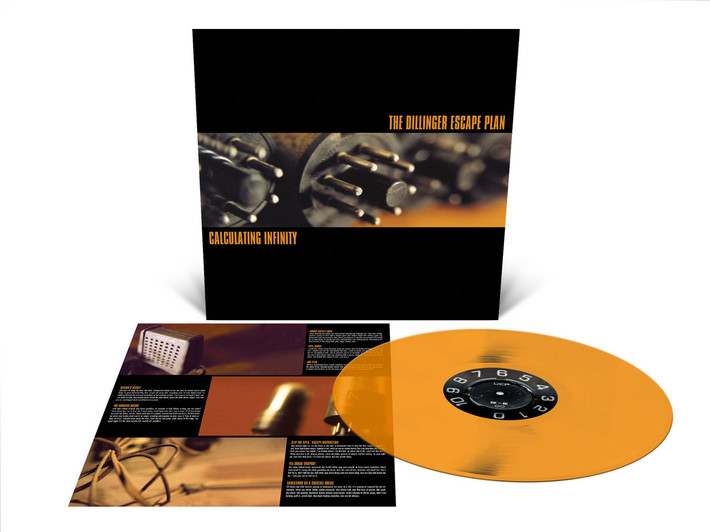 The Dillinger Escape Plan 'Calculating Infinity' LP Clear Orange Vinyl