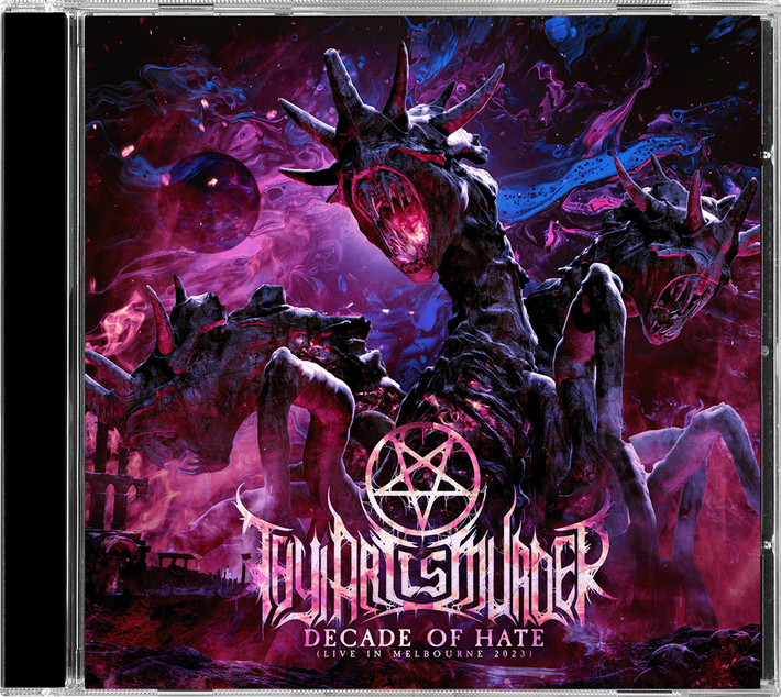 Thy Art Is Murder 'Decade Of Hate (Live In Melbourne 2023)' CD Jewel Case