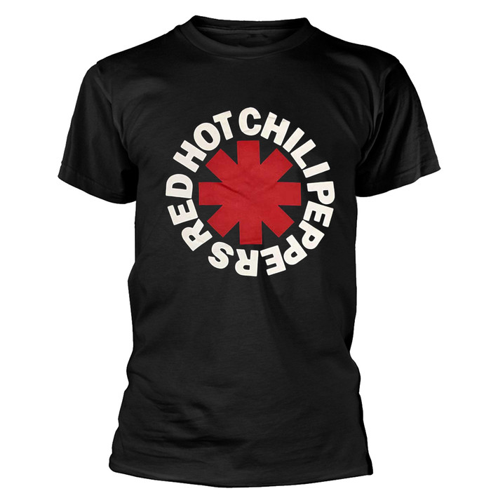 Red Hot Chili Peppers 'RHCP Classic Asterisk' (Black) T-Shirt