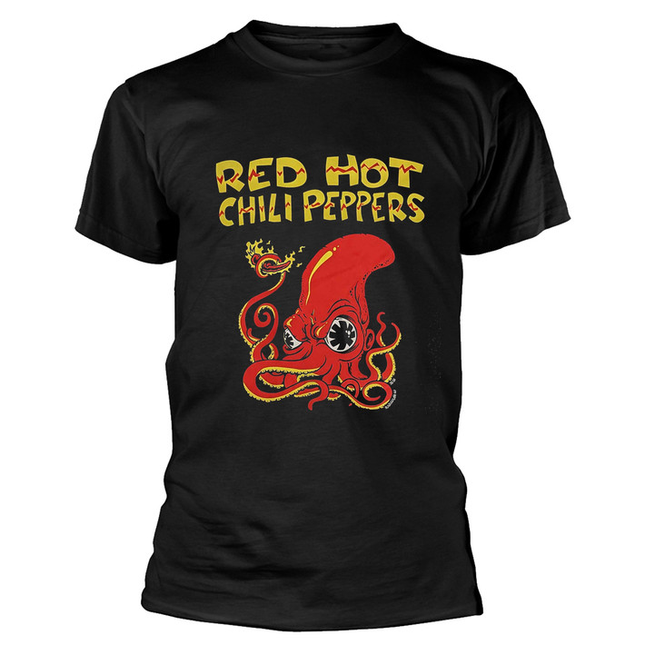Red Hot Chili Peppers 'Octopus' (Black) T-Shirt