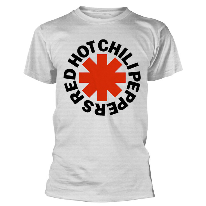 Red Hot Chili Peppers 'Red Asterisk' (White) T-Shirt