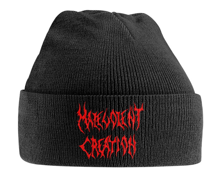 Malevolent Creation 'Red Logo' (Black) Beanie Hat