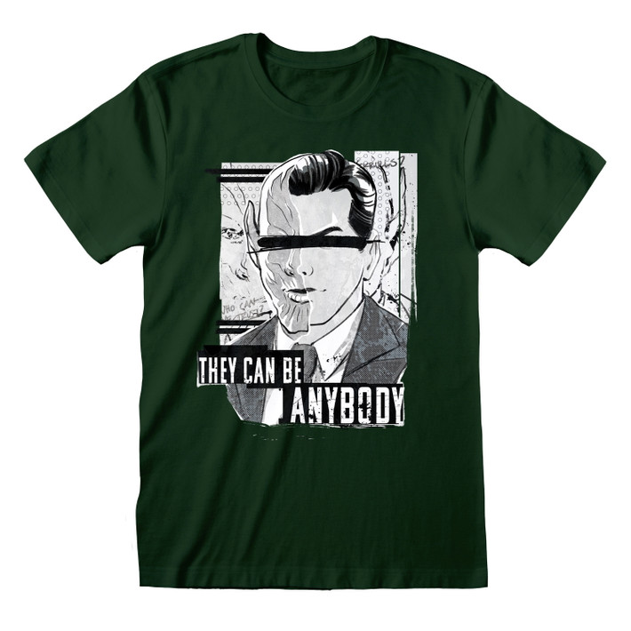 Secret Invasion 'Anybody Comics' (Green) T-Shirt