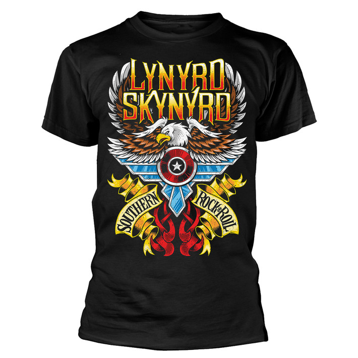 Lynyrd Skynyrd 'Southern Rock & Roll' (Black) T-Shirt