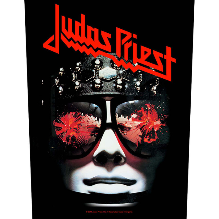 Judas Priest 'Hell Bent for Leather' (Black) Back Patch